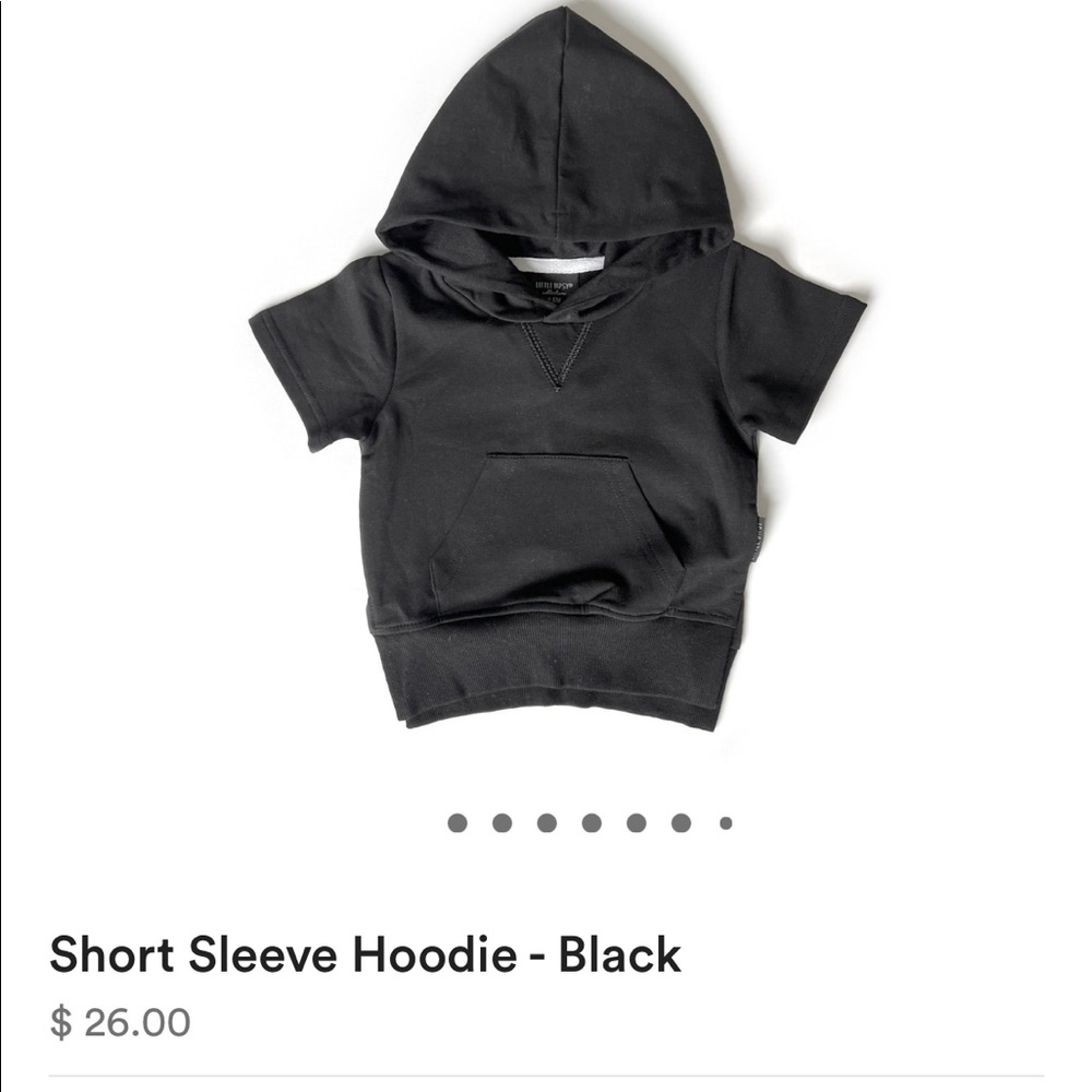 Little Bipsy Short Sleeve Hoodie